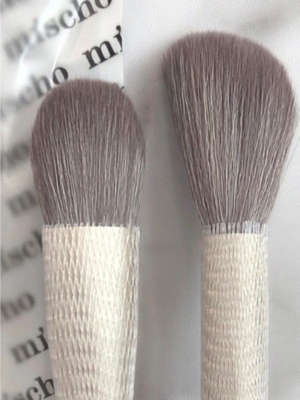 Mischo Beauty Makeup 2 Piece Blush Brush Set